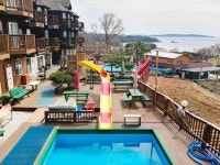 오카소 애견 온수 수영장펜션