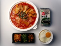 돼지랑 김치랑