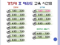 경희대 효 태권도