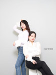 압구정 흑백 셀프사진관 데이트코스 하프스튜디오