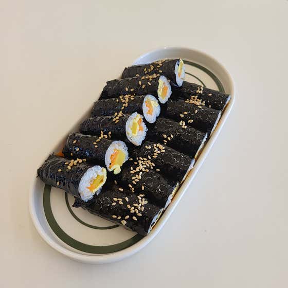 용커피, 용꼬마김밥 사진