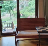 배나무실의 아침