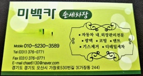 미백카 손세차장 스팀 기스제거