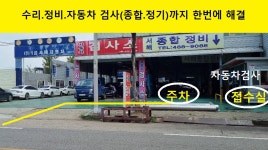 정왕동자동차검사