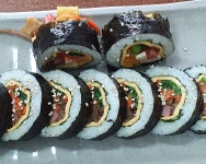 미니만두 김밥분식
