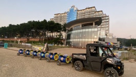 꽃지해변열차 안면아일랜드