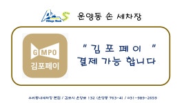 운양동손세차장