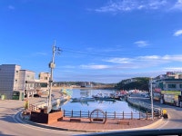 꽃지노을