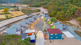 경주 세모 풀빌라 글램핑
