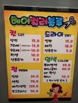헤어컬러블루
