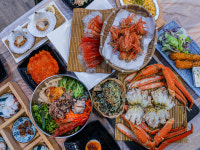 해운대 착한수산 꽃새우대게