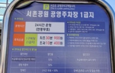 서촌공원 공영 주차장