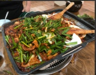 유황오리 참숯불구이