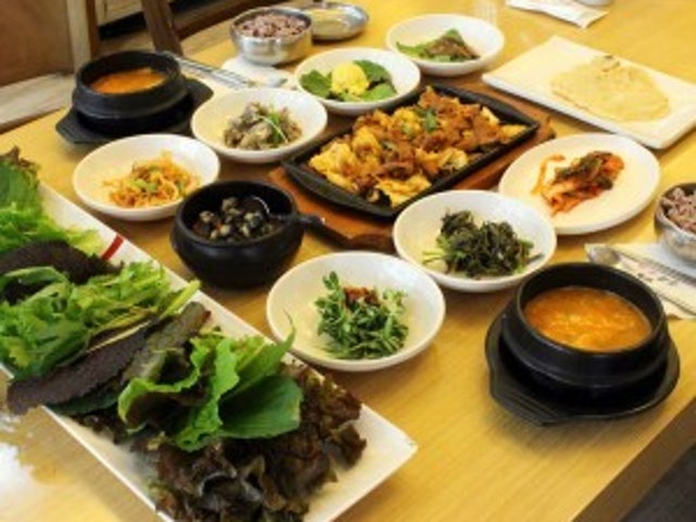 하늘빛우렁쌈밥