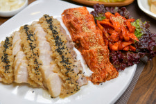 신경화굴바다보쌈삼합