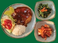 뜰안 칼국수 열무보리밥