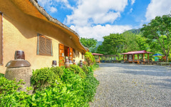 방태산황토펜션식당