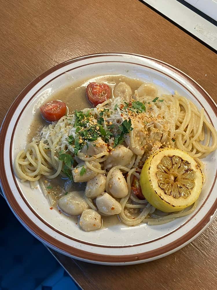 갈릭엔초비오일파스타