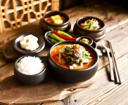고향옥얼큰순대국 삼평점