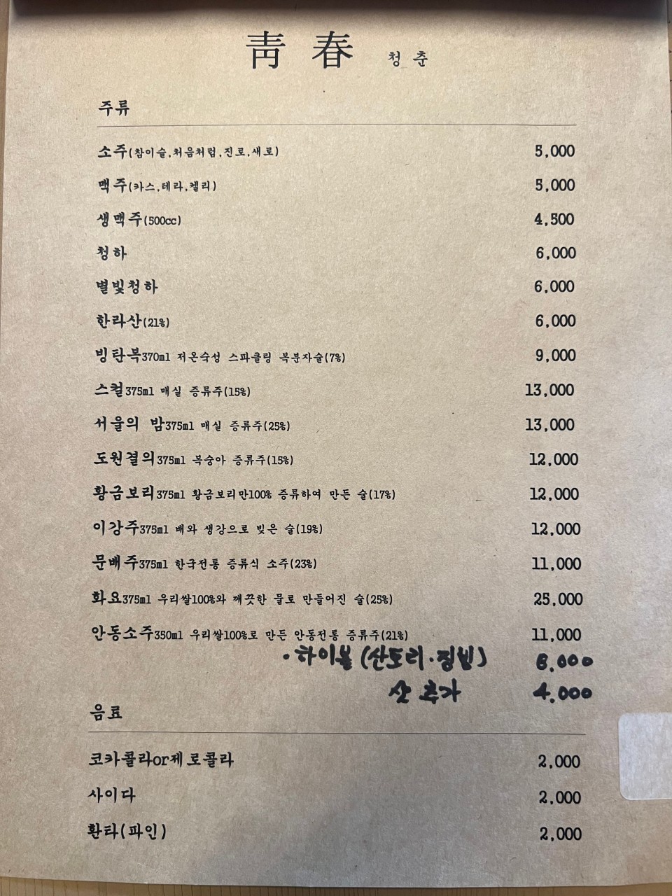 청춘낙곱새 이미지