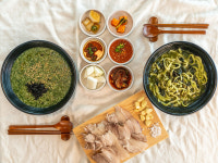 산방산수두리보말칼국수