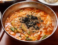 굴림 수제샤브만두&콩국수