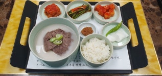 백양사휴게소논산방향 식당가