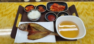 백양사휴게소논산방향 식당가