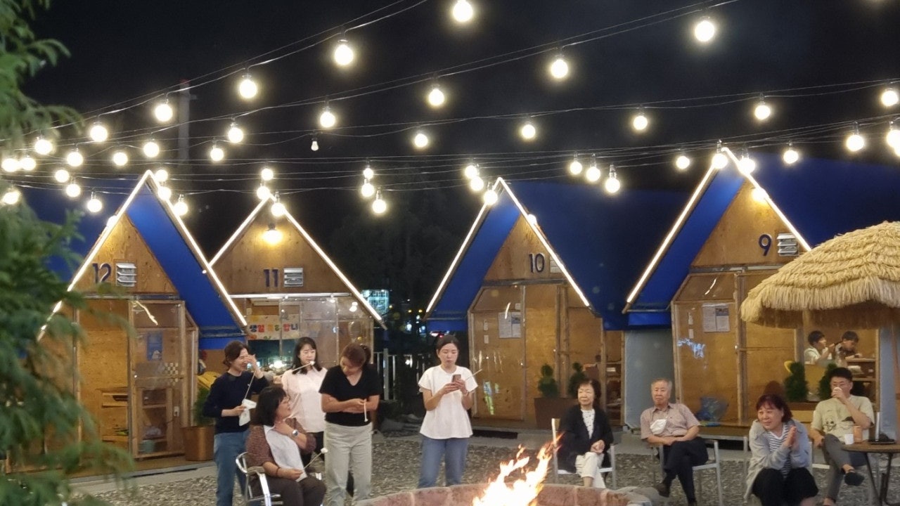 캠핑바베큐워라벨