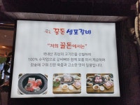 꿀돈생포갈비