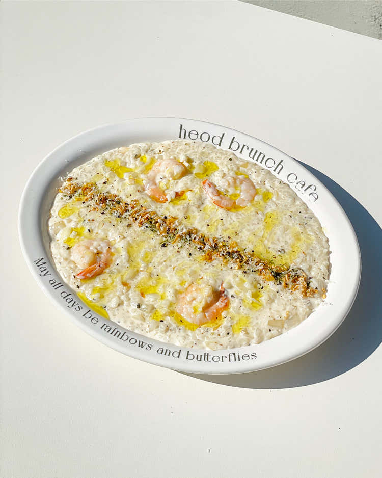 쉬림프 크림 리조또