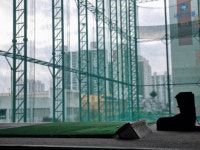 진명 야외스크린골프 탑레인지