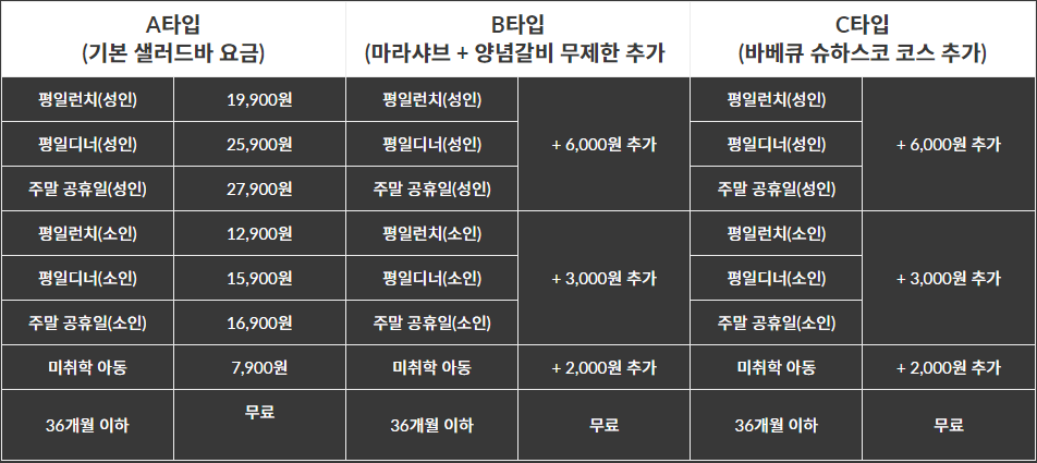 리페프리미엄프라이빗뷔페 이미지