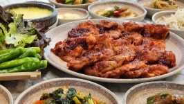먹골막국수숯불닭갈비