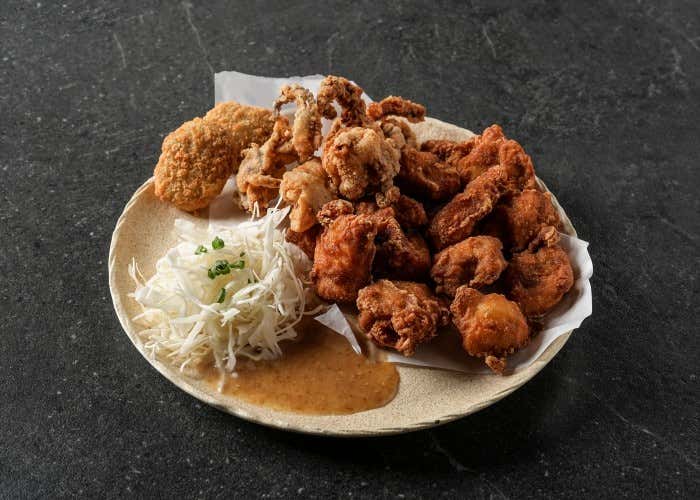 통오징어 모듬 가라아게