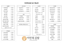 이만복김밥 청라에코스타점