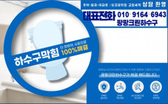 팡팡크린하수구막힘 싱크대막힘 변기막힘 변기역류