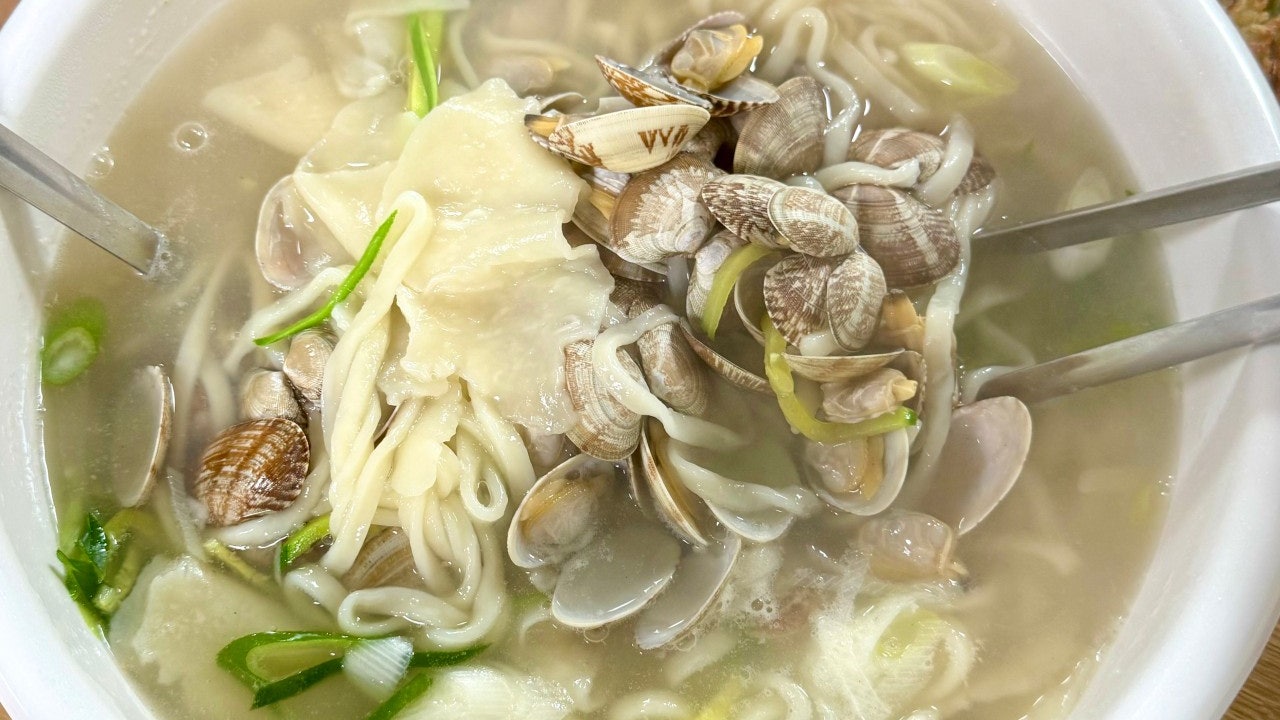 온천칼국수