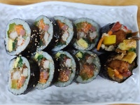 미니만두 김밥분식