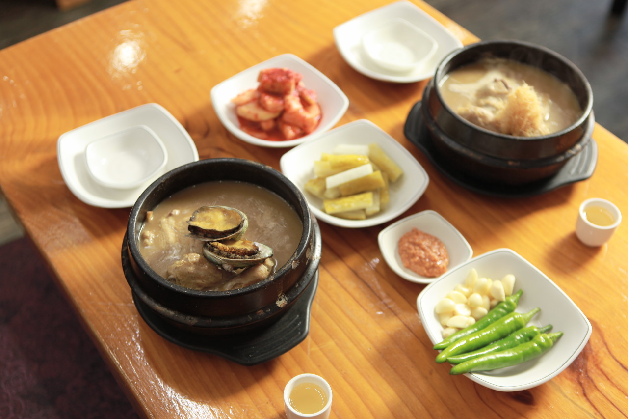 전복삼계탕