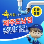 하수구막힘뚫음싱크대변기막힘누수탐지청년배관케어 제주도남점