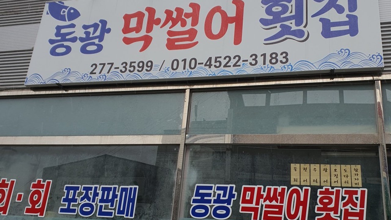 동광막썰어횟집
