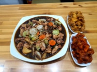찜이닭 똥집