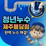 하수구막힘뚫음싱크대변기막힘누수탐지 청년배관케어제주용담점