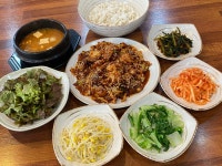 보리쭈꾸미볶음해물갈비떡찜