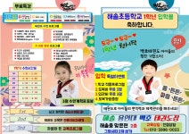 해솔용인대백호태권도장