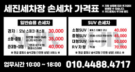 세진 셀프세차장&손세차