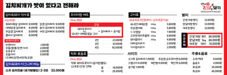 건뚱네김치속돼지 하단점