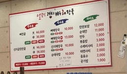 옛날시골집얼큰이뼈해장국