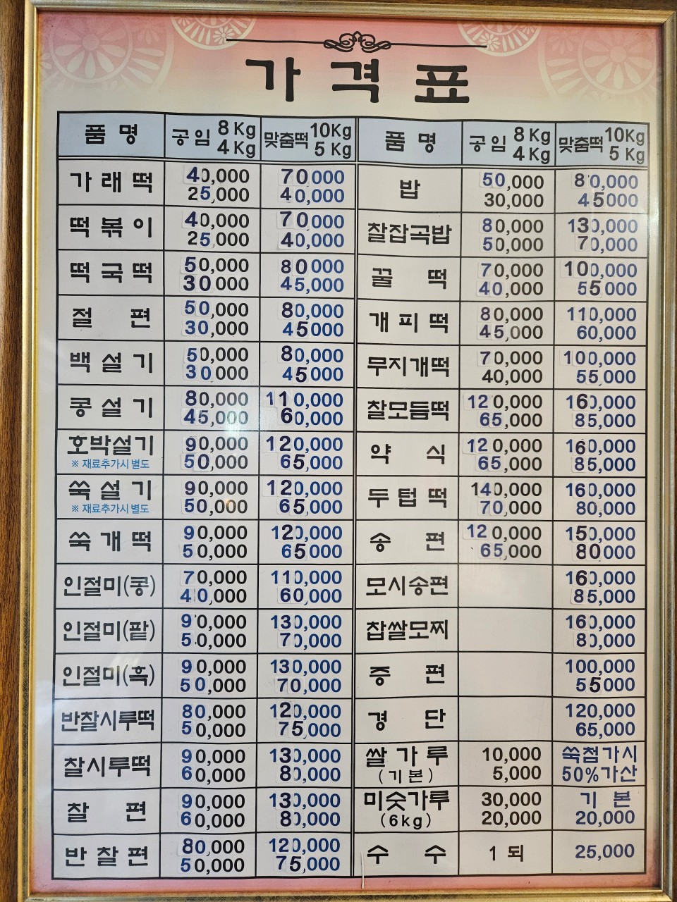 여의도떡집 이미지